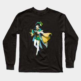 Venti Genshin Impact Glitchy Long Sleeve T-Shirt